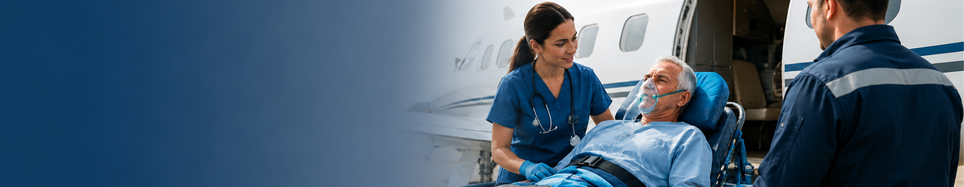 banner de ambulancia aerea
